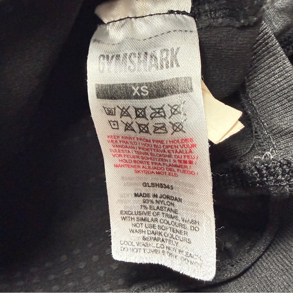 Gymshark Shorts Vital Marl Mesh Black Compression Fit Shorts SZ XS Gym Run Lift - Picture 4 of 8
